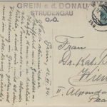 Österreich - Bahnpost Wien - Grein 148 Ansichtskarte Grein n. Wien 1934