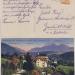 Österreich - Postablage St. Corona am Wechsel Farb-AK n. Giesshübl 1928