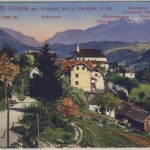 Österreich - Postablage St. Corona am Wechsel Farb-AK n. Giesshübl 1928