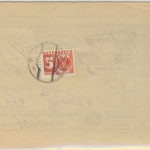 Österreich - 5 Gr. Portomarke Paketaufgabeschein Gasen 1937 Stichwort Steiermark