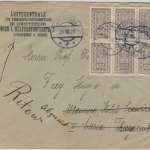 Österreich-Infla - 6x100 K. Kornähre Brief Wien - Altaussee 1923 - Retourvermerk