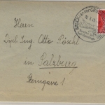 Österreich/Ostmark - Bruck (a.d. Grossglocknerstr.) 2.3.45 Handwerbestpl. Brief