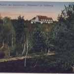 Niedersachsen - Jesteburg, Sanatorium Heidehaus, Farb-AK n. Hamburg 1920