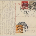 Däenmark - 4+3+2+1 Ö. Ziffern AK (Badehotel) Skodsborg - Berlin 1909