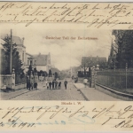 Nordrhein-Westfalen - Bünde östl. Teil Eschstraße sw-AK n. Bremen-Oberneuland