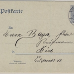 DR - 2 Pfg. Germania Ganzsache Zudruck Kath Volksverein Ortskarte Pforzheim 1905