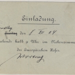 DR - 2 Pfg. Germania Ganzsache Zudruck Einladung Ortskarte Pforzheim 1904