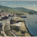 Portugal/Madeira - Bay of Funchal, Farb-AK, gelaufen n. Ludwigshafen 1925