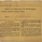 DR - 30 Pfg. Germania Paar Paketkarte Mulfingen - Kaiserslautern 1918