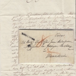 Württemberg/Baden - Ludwigsburg 1812 Portobrief Bissingen - Mannheim Inhalt !