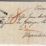 Württemberg/Baden - Ludwigsburg 1812 Portobrief Bissingen - Mannheim Inhalt !