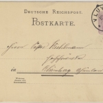 DR - Vluyn 1888 K1 5 Pfg. Ganzsache n. Rheinberg - Stichwort: Neukirchen, Moers