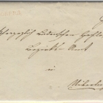 Baden - Pfullendorf R3 (1831) roter L1 Dienstbrief n. Überlingen - mit Inhalt