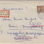 Berlin - 60 Pfg. Stadtbilder II Ortsbrief Einschreiben Berlin W35 1958