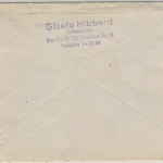 Berlin - 60 Pfg. Stadtbilder II Ortsbrief Einschreiben Berlin W35 1958