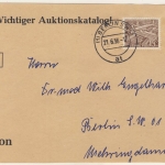 Berlin - 15 Pfg. Bauten I Drucksache bis 100g (Vds.) Berlin SW11 1956