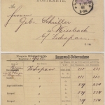DR - Hamburg 7a Klaucke-Stempel 5 Pfg./Zwischensteg Postkarte n. Weissbach 1882