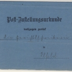 DR - Urbach (Harz) 1903 K1 klar a. Post-Zustellukrunde n. Ilfeld