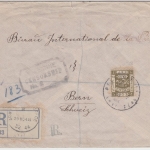 Britische Mil.Verw. Palästina, 2 Pia. Einschreiben Army Post Office SZ44 1918