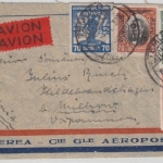 Chile - Temuco 1931 Luftpostbrief n. Niederbrandshagen 1931