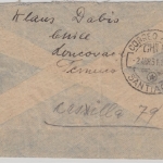 Chile - Temuco 1931 Luftpostbrief n. Niederbrandshagen 1931