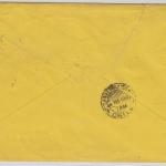 Chile - 2x5 C. Stempelmarke als Freimarke Brief Santiago - Valparaiso 1892