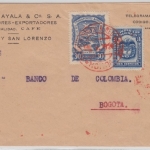 Kolumbien - Scadta Luftpostbrief Honda - Bogota 1924