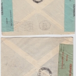 Palästina - 3 Zensurbriefe Tel Aviv Teheran 1940/43 Anglo-Soviet-Persian Censor