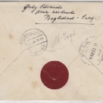 Iraq - 2x3 A. Bogenhalle Luftpostbrief Baghdad - München Nachporto 1930