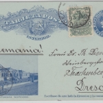 Uruguay - 2 Ctv. Bildganzsache Penitenciaria + Zusatz Montevideo - Dresden 1903