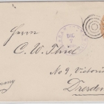 Costa Rica - 10 Ctv. Ganzsachenumschlag San Jose - Dresden 1904