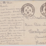 Tunesien - Congres Eucharistique Carthage 1930 Karte m. SST n. Montpellier