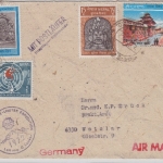 Nepal - Deutsche Everest-Lohotse Expediton 1972 "Mit Postläufer" Lupo-Drucksache