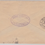 Guatemala - 10 Ctv. Ganzsachen-Umschlag Guatemala Stadt 1896 nach Madrid