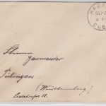 Karibik - 2 Ctv. Ganzsachenumschlag Habana - Tübingen 1908