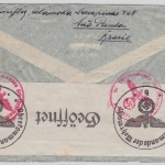 Brasilien - LATI Luftpost Zensurbrief 12.12.1941 (spät !!) S. Paulo - München