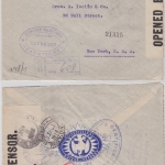 Mexico - 3x10 Ctv. Madero Einschreibebrief n. USA Zacatecas 1918 Zensur !!