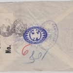 Mexico - 3x10 Ctv. Madero Einschreibebrief n. USA Zacatecas 1918 Zensur !!