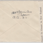 New Zealand - Papanui 1942 Zensurbrief nach USA - neuseel. Zensurverschluss