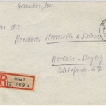 All.Bes./Kontrollrat - Pirna 2 Einschreibebrief n. Berlin 1947 - R-Zettel !