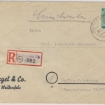All.Bes./Kontrollrat - Weißenfels 2 Einschreiben n. Berlin 1948 versch R-Zettel