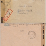 All.Bes./Kontrollrat - Colditz Einschreibebrief n. Berlin 1947 Zensurverschluss