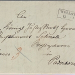 Preussen - Wollstein 1850 Francobrief mit Inhalt nach Paderborn Stichwort: Posen
