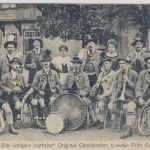Die lustigen Isartaler, Direktion F. Grauer, sw-AK ca. 1910 - ungelaufen -