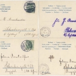 Kinder Trachten Gedichte 4 farb. AK 1905 - alle gelaufen - saubere Erhaltung