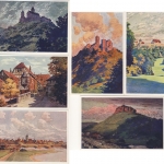Luther Lutherstätten Evangel. Bund Serie Farb-AK 6 Stück ca. 1930 ungelaufen