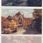 Luther Lutherstätten Evangel. Bund Serie Farb-AK 6 Stück ca. 1930 ungelaufen