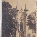 Danzig-Olivia - sw-Fotokarte Ansichtskarte Kirche, gelaufen 1935