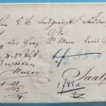 Bayern/Thurn & Taxis - Ludwigstadt 1858 Fahrpostbrief n. Saalfeld - ohne Inhalt