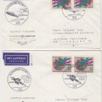 Ungarn - Malev 1st Flight Budapest - Dubrovnik Zuleitungspost 2 LupoBfe. 1965